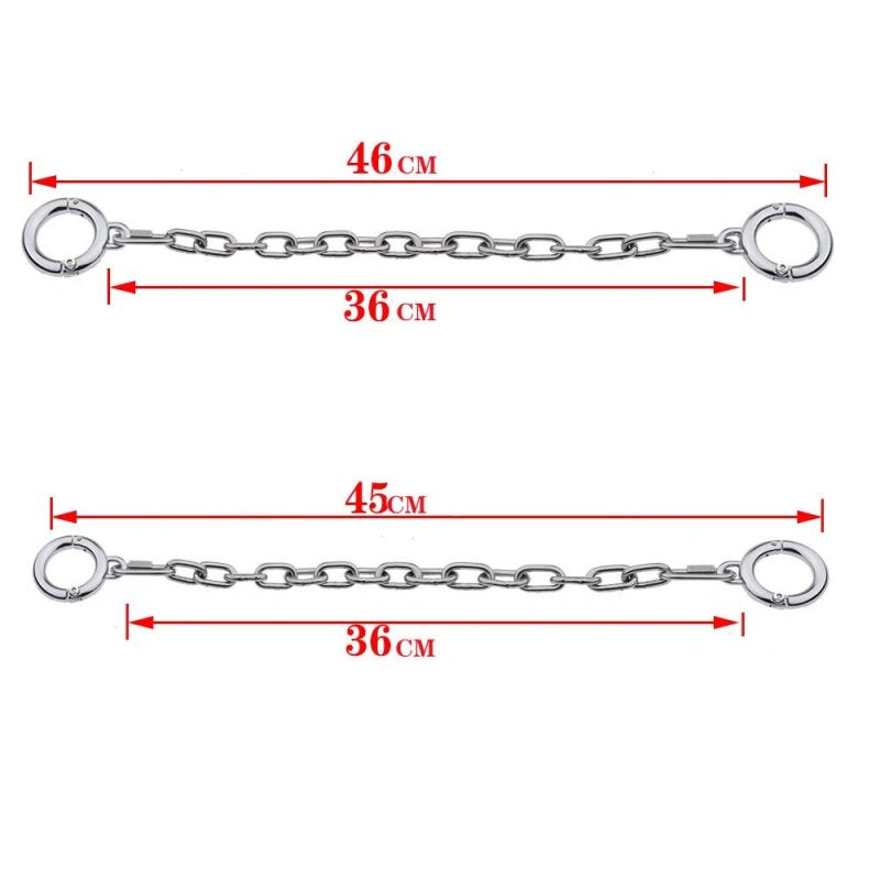 BDStyle Class Stainless Steel BDSM Play Toe Cuffs Steel Sex Toys