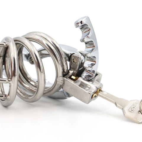 BDStyle Tiny Gear Ring Mens Chastity Cage - Male Chastity