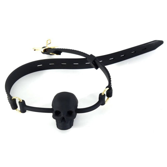 BDStyle Silicone Human Skull BDSM Play Mouth Gag - Bondage Gags and Bits