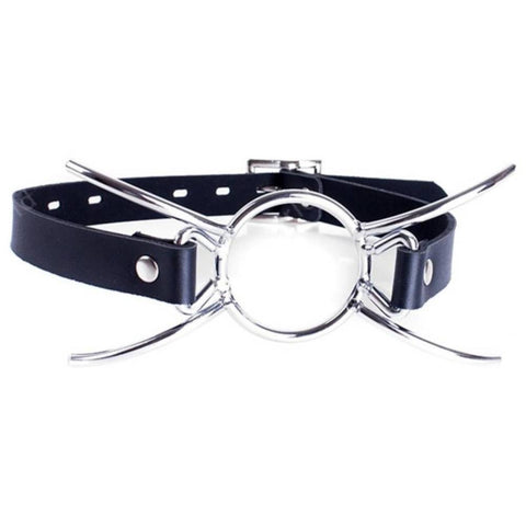 BDStyle Open Mouth BDSM Play Lockable Spider Gag - Bondage Gags and Bits