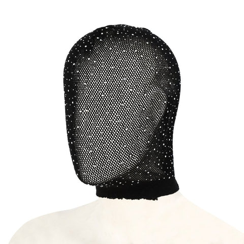 BDStyle Full Hood Cover With Diamond - Bondage Hoods