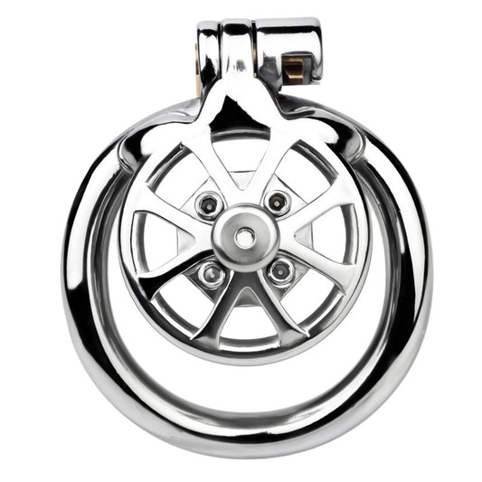 BDStyle Spike Mens Chastity Cage With Metal Urethral Catheter - Male Chastity