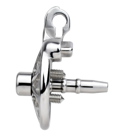BDStyle Spike Mens Chastity Cage With Metal Urethral Catheter - Male Chastity
