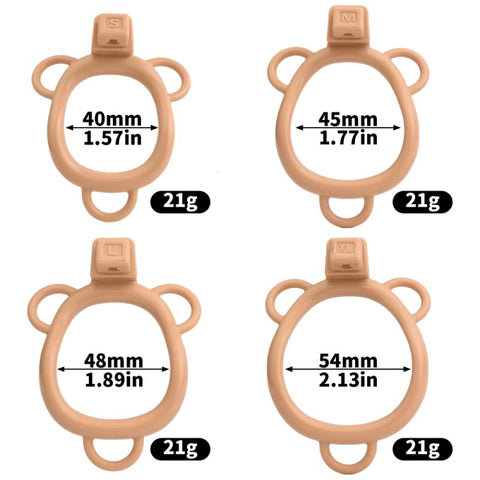 Imitation Labia Female Chastity Cage by BDStyle