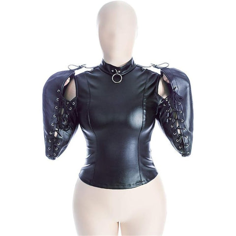 BDStyle Lace Up Straitjacket Bondage Harness - Cuffs And Restraints