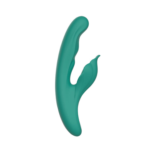 Kissen Kymo Triple Orgasm Rabbit Vibrator Green - Rabbit Vibrators