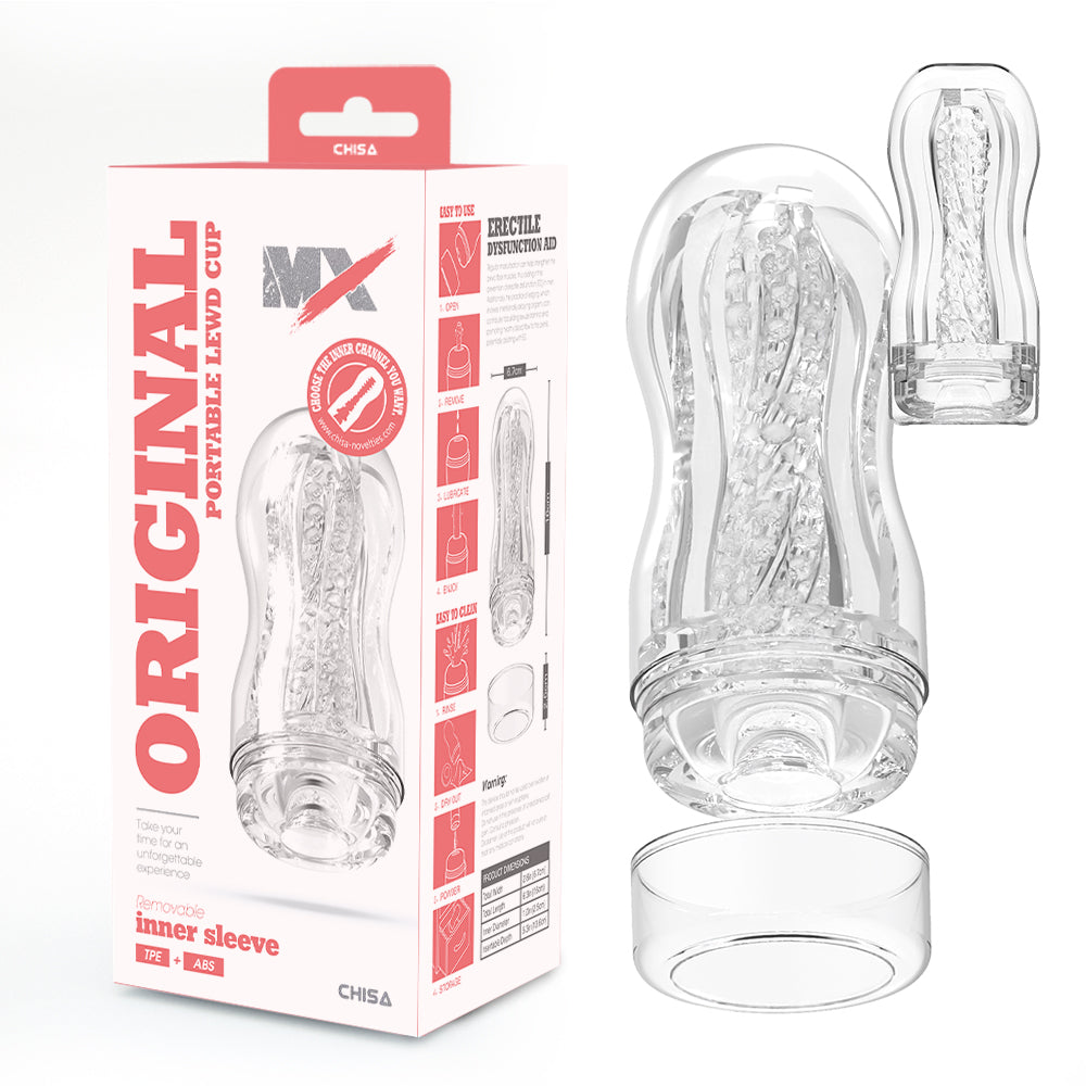 MX Original Portable Lewd Mens Stroker Cup Masturbators and Strokers