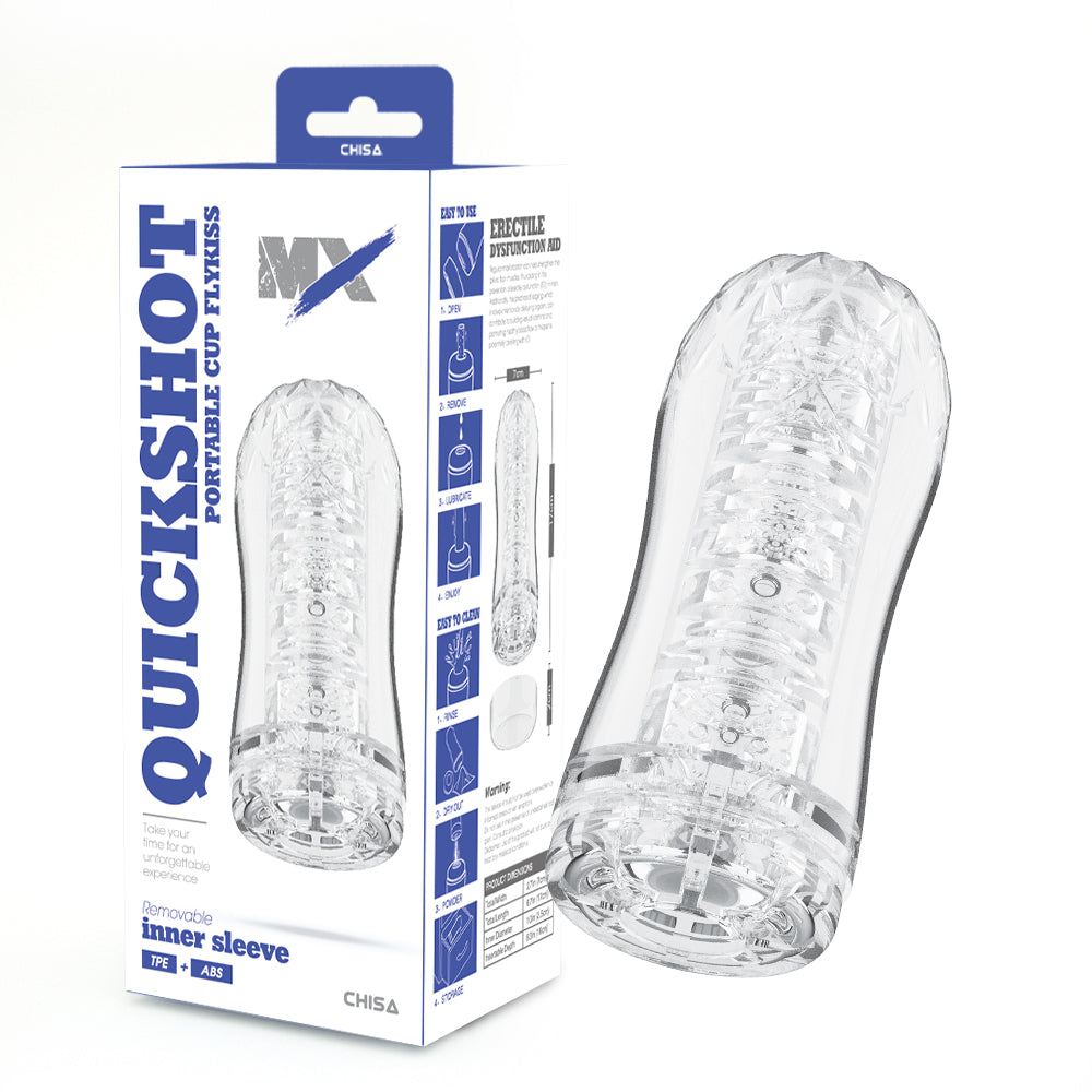 MX Quickshot Portable Cup Flykiss Super Soft Male Stroker Masturbators and Strokers