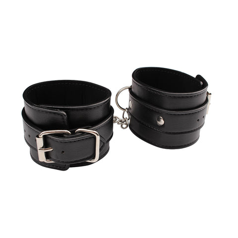 Behave Adjustable Classic Hand Cuffs Black - Cuffs And Restraints