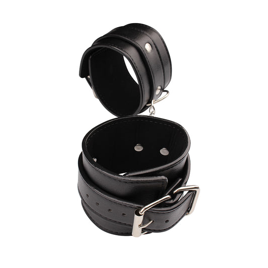 Behave Adjustable Classic Hand Cuffs Black - Cuffs And Restraints