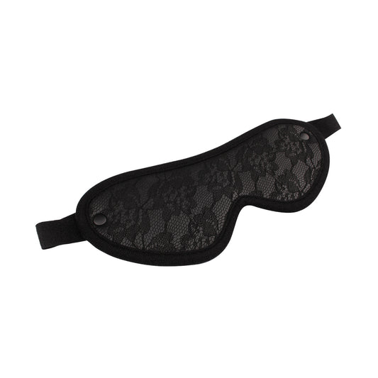 Behave Tempt Him Fetish Play Blindfold Black - Masks And Blindfolds