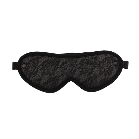 Behave Tempt Him Fetish Play Blindfold Black - Masks And Blindfolds