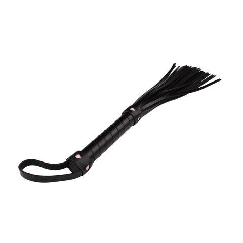 Behave Flexible Pleasure Bondage Whip Black - Whips And Crops