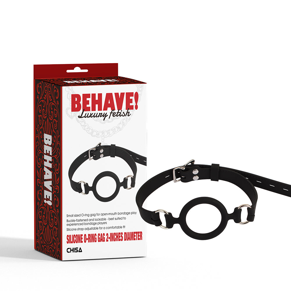 Chisa Silicone O-Ring Gag 2-Inches Diameter - Bondage Gags and Bits