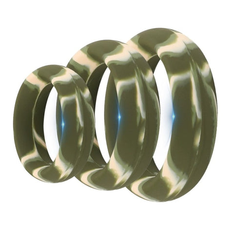 BDStyle Mixed Color Mens Stretchy Silicone Penis Ring Set - Stretchy Cock Rings