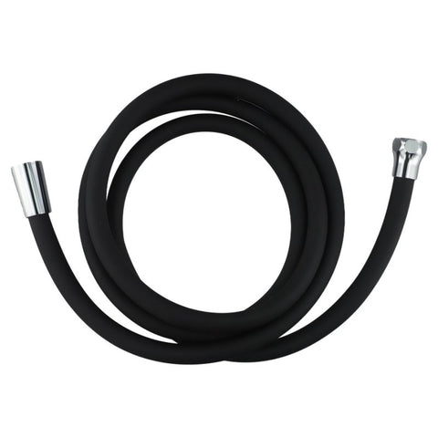Silicone Kink-free Enema Shower Hose Black by BDStyle