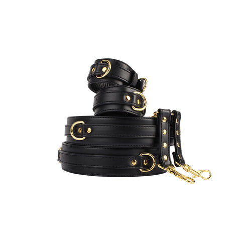 Chisa Soft and Sturdy Wrist to Thigh Cuff Set - Cuffs And Restraints