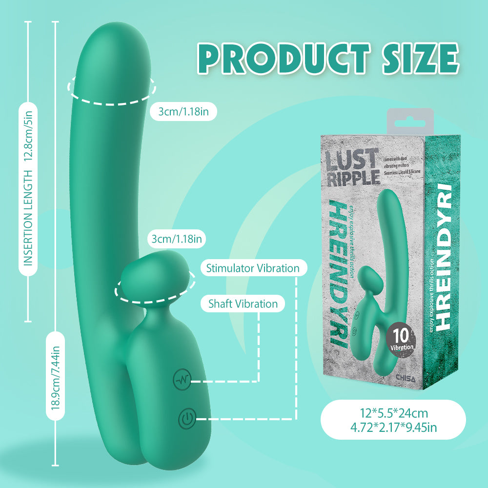 Lust Ripple Hriendyri Personal Adult Massager Teal Personal Massagers