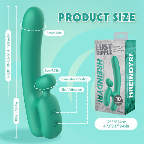 Lust Ripple Hriendyri Personal Adult Massager Teal - Personal Massagers