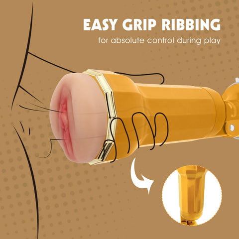 Chisa Lara Realistic Vagina Vibrating Cup - Masturbators and Strokers