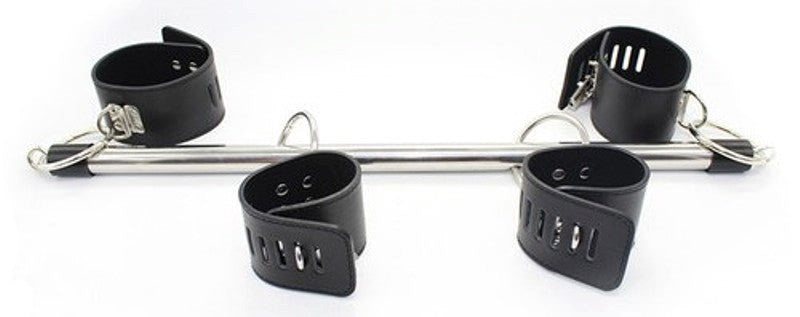 Locking Wrist and Ankle Spreader Bar with Cuffs Spreaders and Hangers