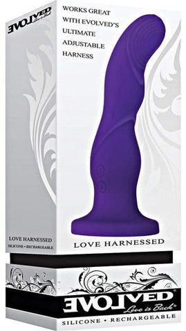 Love Harnessed Rechargeable Dildo - G-Spot Vibrators