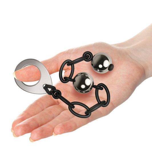 Love in Chains Black - Anal Beads and Balls