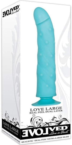 Love Large Dual Feel Dildo - Realistic Dildos