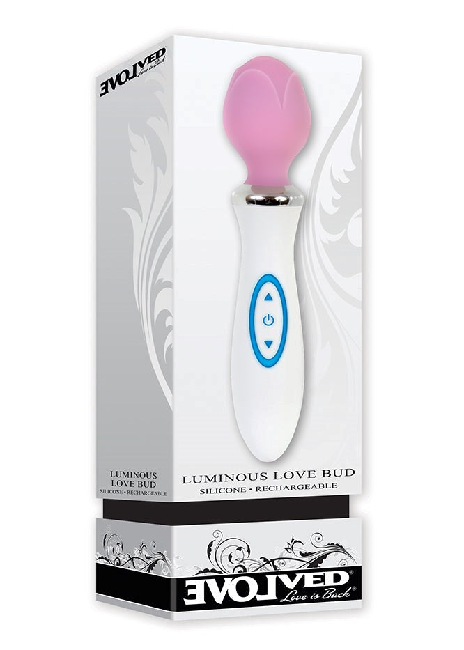 Luminous Love Bud Rechargeable Vibrating Body Wand Waterproof Vibrators