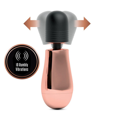 Lush Cora - Pleasure-Enhancing Rose Gold Mini Wand - Body Wands