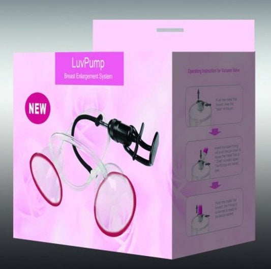 LuvPump Breast Enlargement System Breast and Nipple Toys