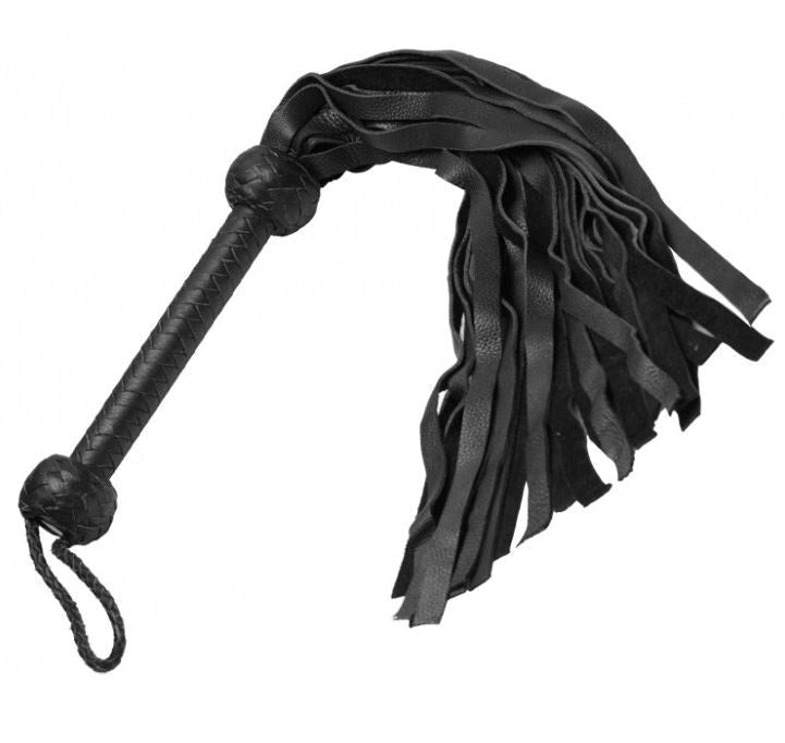 Madames Suede Flogger With Wrist Loop Whips And Crops