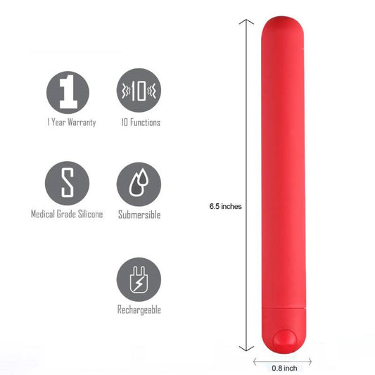 Maia Abbie XL Bullet - 10 Functions, Waterproof, USB Rechargeable - Bullet Vibrators