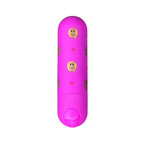 Maia Toys Giggly Emoji - Unleash Blissful Satisfaction with 10 Vibrating Patterns - Bullet Vibrators