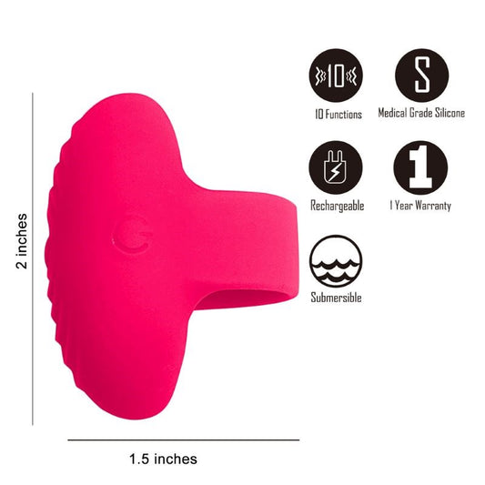 Maia RUBY Finger Stimulator - Extraordinary Sensations - Finger and Tongue Vibrators