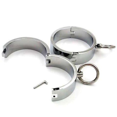 Manacled Metal Cuffs - Cuffs and Restraints