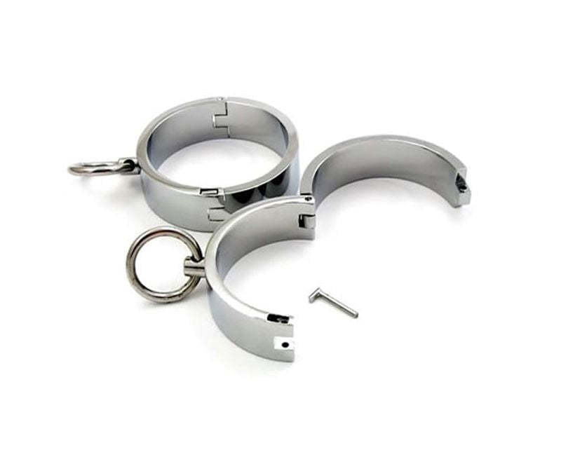 Manacled Metal Cuffs Cuffs and Restraints