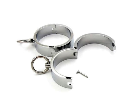 Manacled Metal Cuffs - Cuffs and Restraints