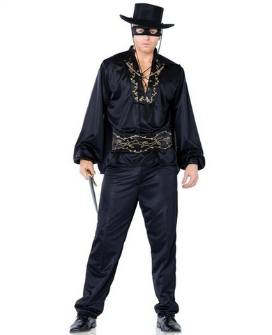 Masked Spanish Hero Costume - Fancy Dress Ups