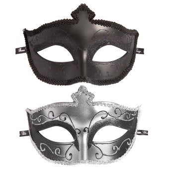 Masks On Masquerade Mask - Twin Pack Masks And Blindfolds