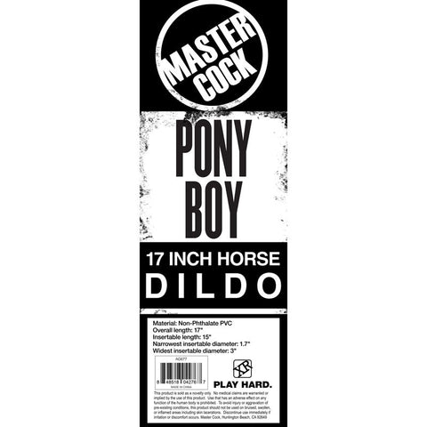 Master Series Equine Delight - 17-Inch Horse Dildo - Non-Realistic Dildos