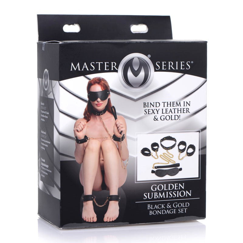 Master Series Golden Submission Bondage Set Bondage Kits