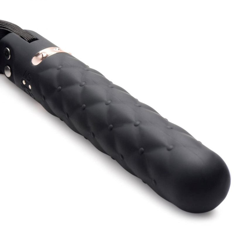 Master Series Vibra-Lasher 9X Vibrating Dildo Whips And Crops