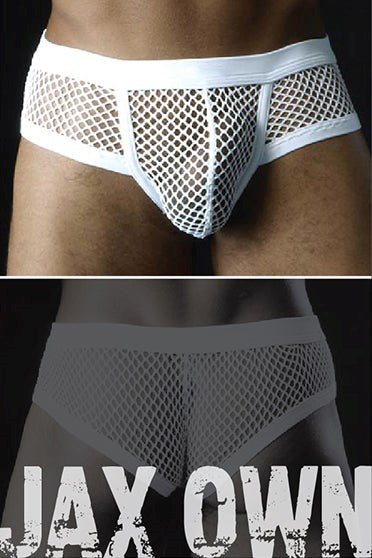 Mesh Mens Boxers White 2XL Jocks and G-Strings