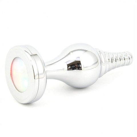 Metal Cusp Head Butt Plug Sparkler - Steel Sex Toys