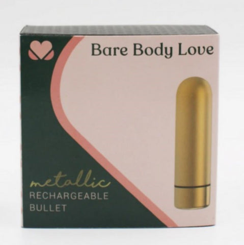 Metallic Rechargeable Bullet - Bullet Vibrators
