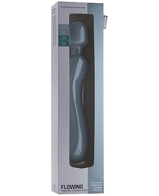 Mjuze Flowing Body Massager Black Waterproof Vibrators