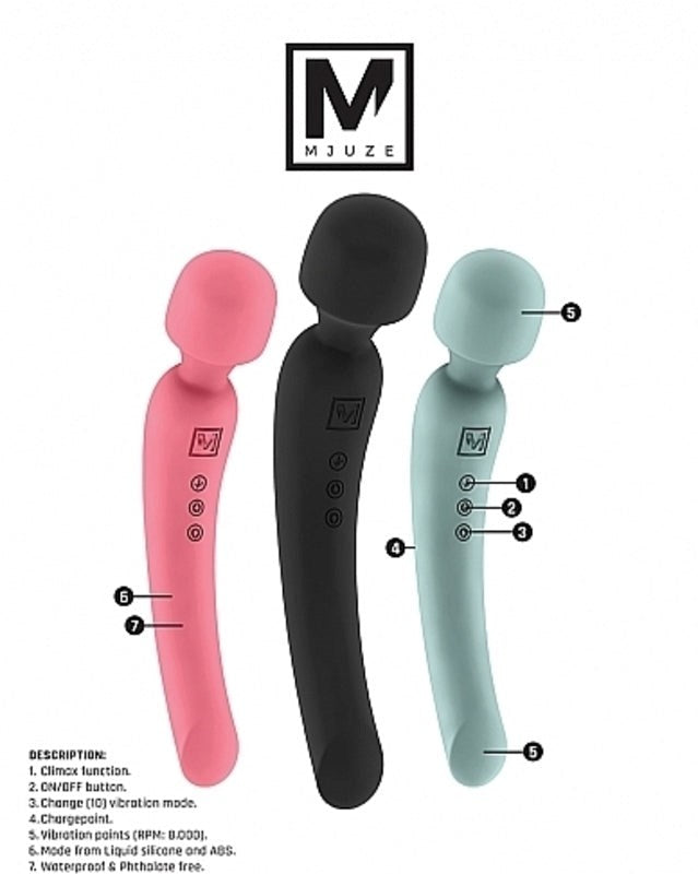 Mjuze Wanderfull Body Massager Pink Body Wands