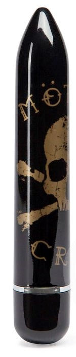 Motley Crue Classic Skull 7 Function Vibrator Black Waterproof Vibrators