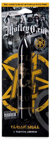 Motley Crue Classic Skull 7 Function Vibrator Black - Waterproof Vibrators
